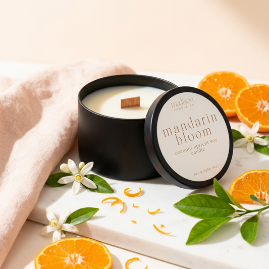 Mandarin Bloom Travel Candle