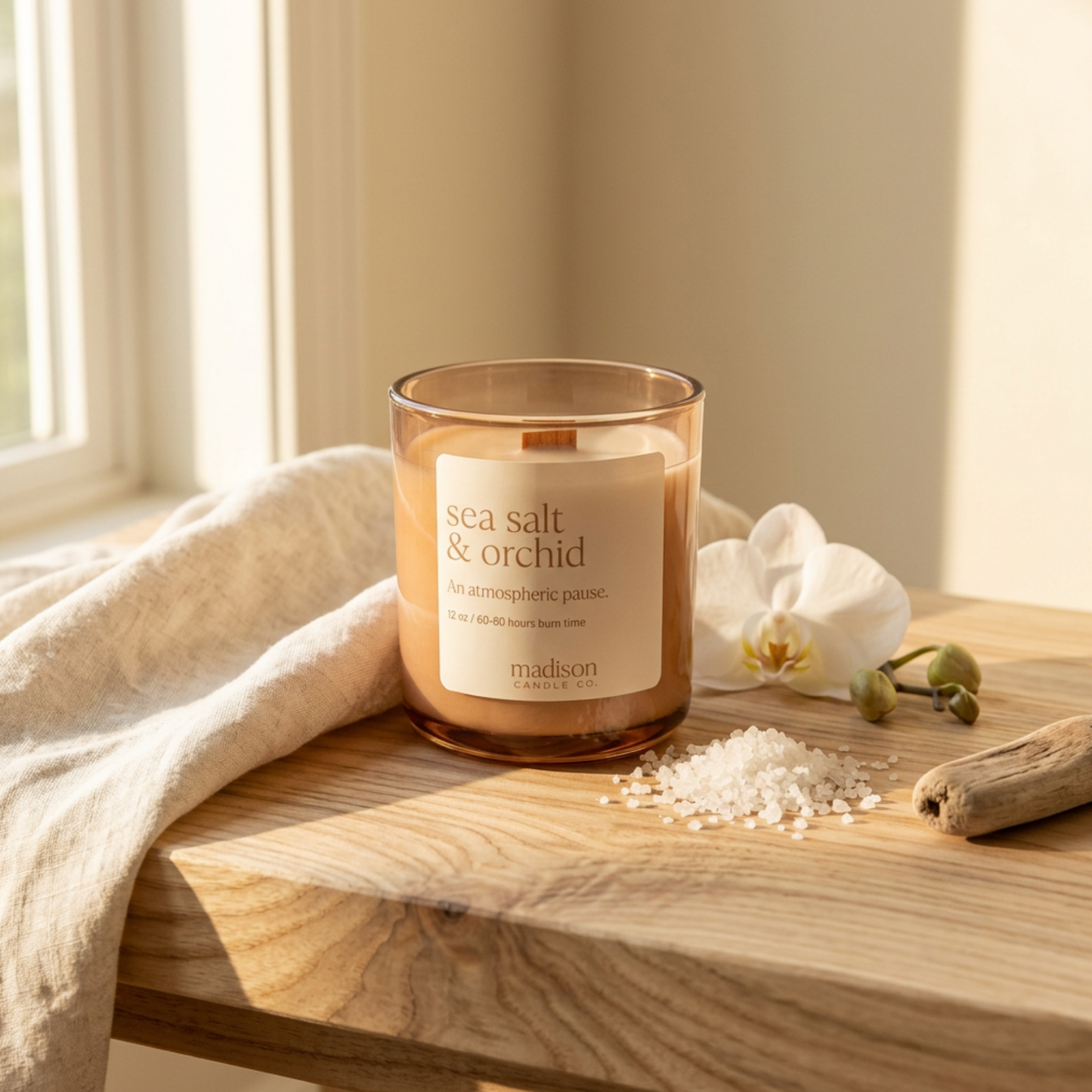 Sea Salt & Orchid Candle