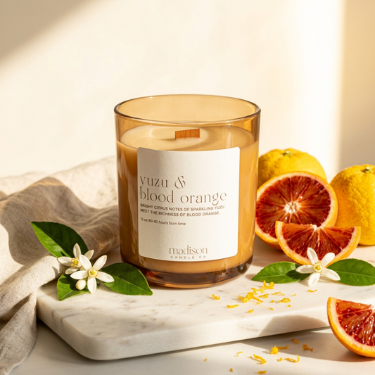 Yuzu + Blood Orange Candle