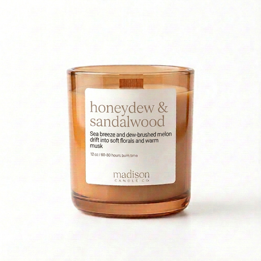 Honeydew + Sandalwood Candle