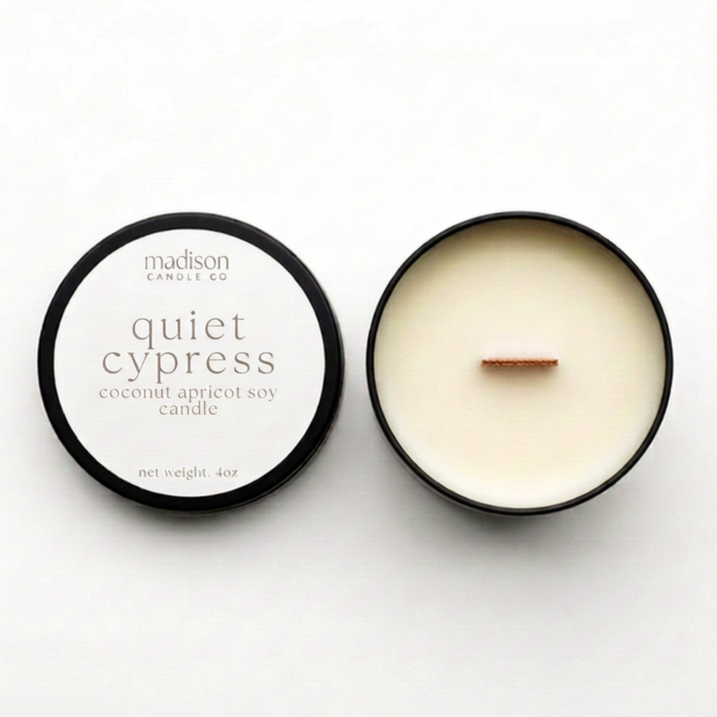 Quiet Cypress Travel Candle