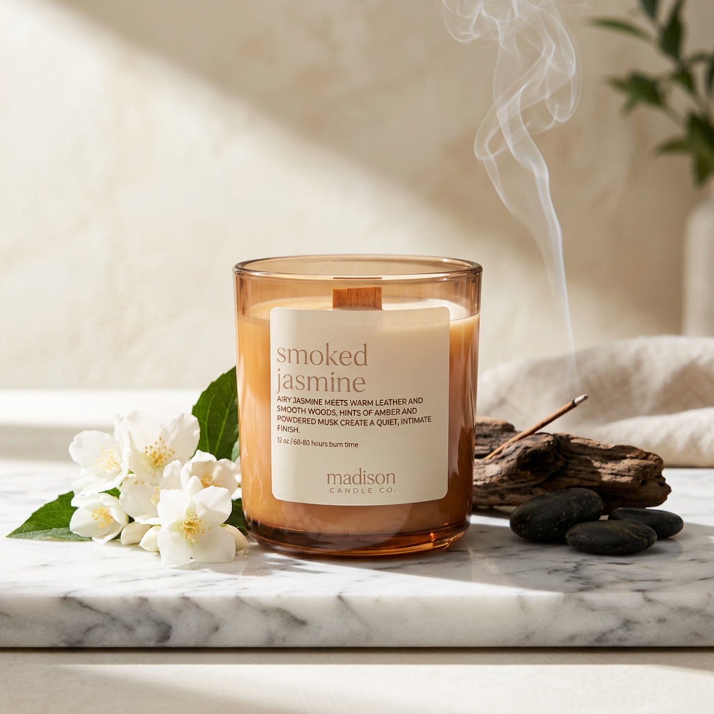 Smoked Jasmine Candle