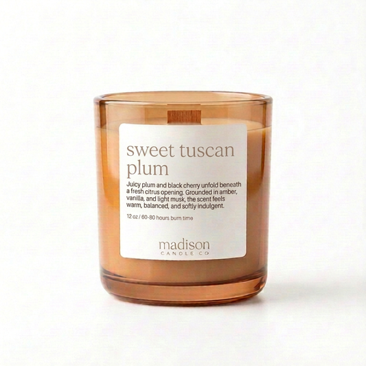 Sweet Tuscan Plum Candle