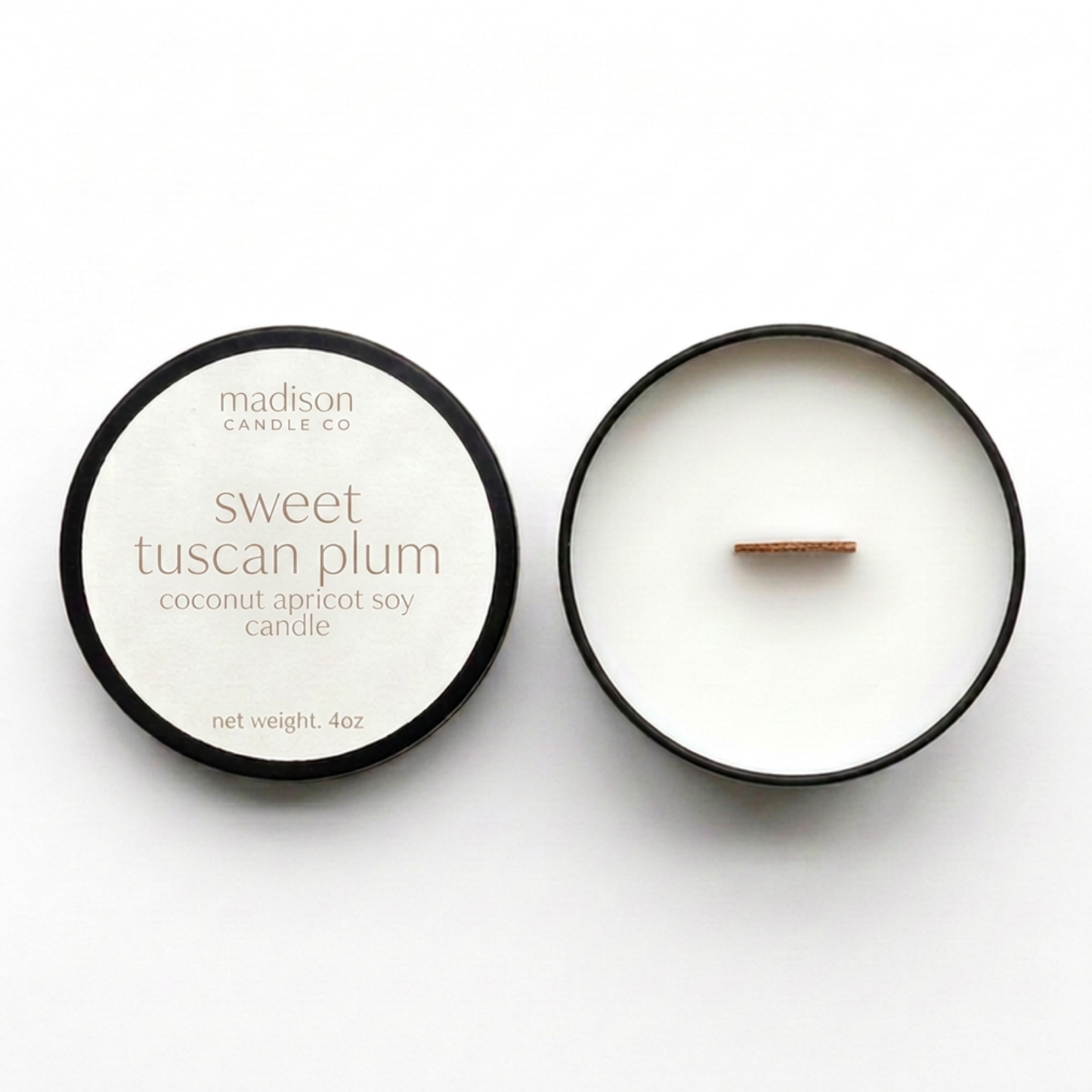 Sweet Tuscan Plum Travel Candle