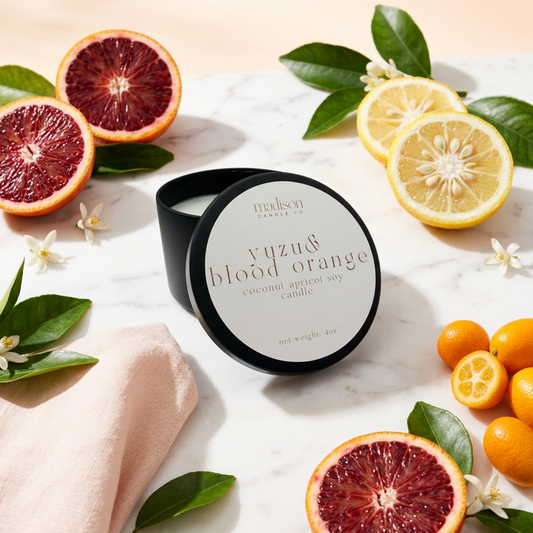 Yuzu + Blood Orange Travel Candle